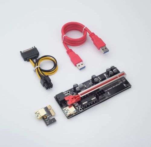 Ultimate PCIe Riser now 8 Capacitors