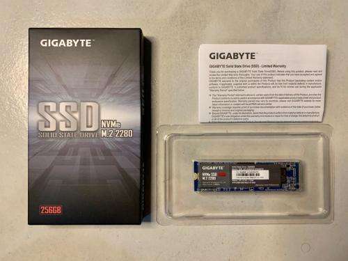 Gigabyte NVMe SSD M.2 2280 256 GB