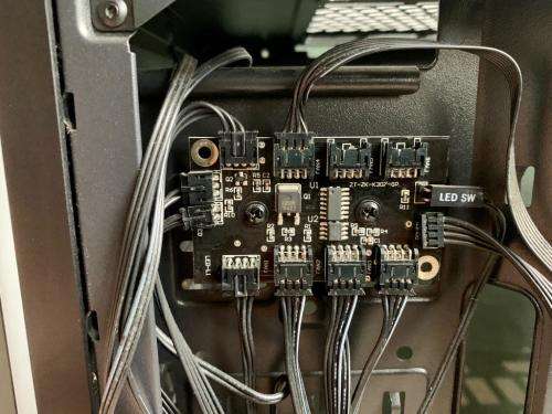 Gamdias TALOS M1B Tempered Glass Gaming Case with 4 RGB fans