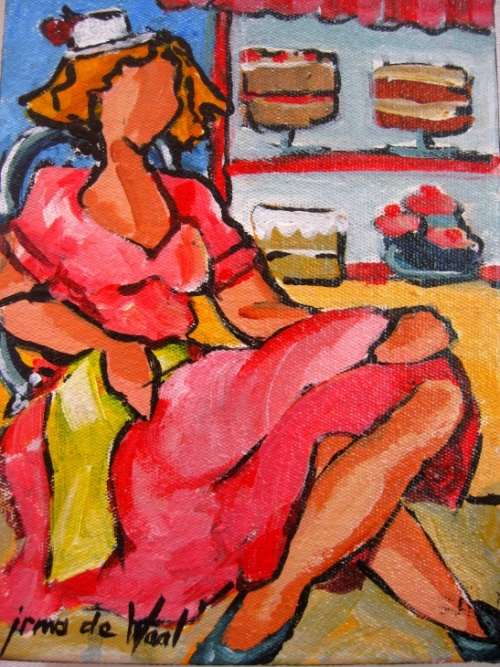 The Waitress by IRMA DE WAAL.