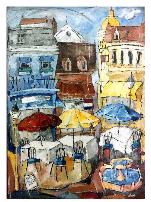 Empty Chairs Lockdown-2020 LARGE 700 x 500mm