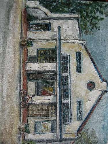 "Smouswinkel" 300 x 250mm Original oil by IRMA DE WAAL