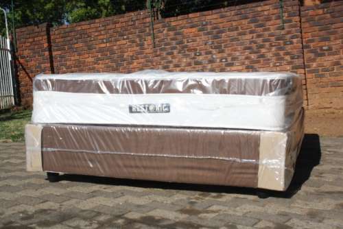 New Restonic choose between Queen/Double Size Eurotop Base and Mattress Set
