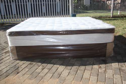 New Restonic choose between Queen/Double Size Eurotop Base and Mattress Set