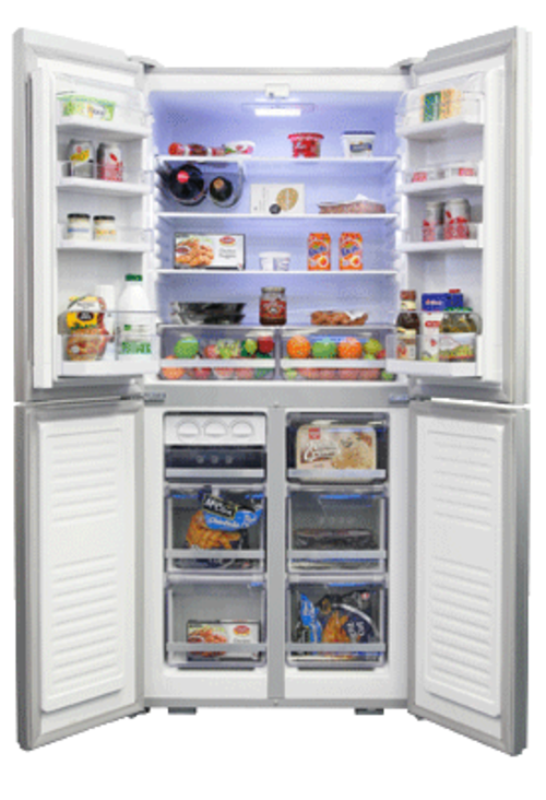 Kelvinator Four Door Top Fridge / Bottom Freezer in new condition