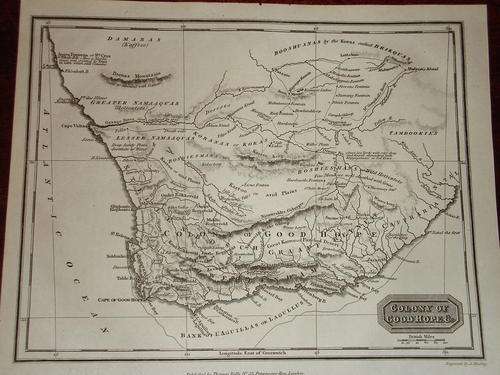 Map of Africa 1817- Original