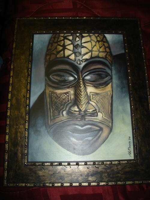 40x30cm A du Plessis skildery, oils on canvas, framed 50x42cm