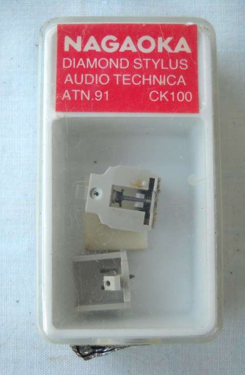 NAGAOKA-DIAMOND STYLUS-AUDIO TECHNICA-ATN.91-CK100-2 IN BOX-VERY GOOD COSMETIC CONDITION