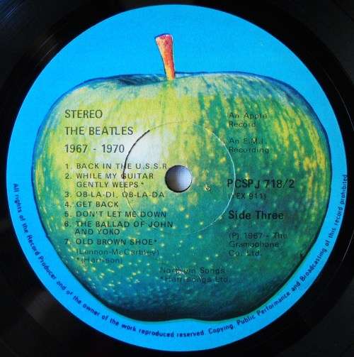 THE BEATLES - 1967-1970 - DBL LP - SOUTH AFRICA - G/FOLD - G / G / G