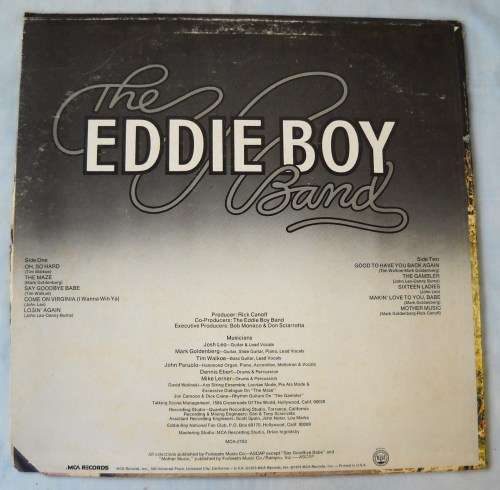 THE EDDIE BOY BAND - SELF-TITLED - LP - US - VG / VG