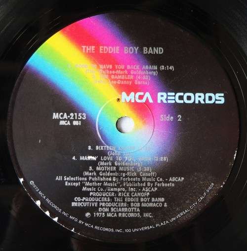 THE EDDIE BOY BAND - SELF-TITLED - LP - US - VG / VG