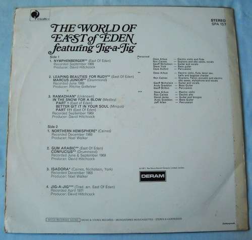 THE WORLD OF EAST OF EDEN - LP - SOUTH AFRICA - VG / VG