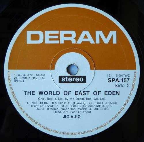 THE WORLD OF EAST OF EDEN - LP - SOUTH AFRICA - VG / VG