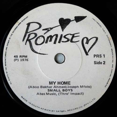 THE SMALL BOYS - DADDY / MY HOME - 7 SINGLE 45 - SOUTH AFRICA - EXC UNPLAYED