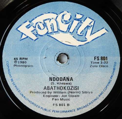 ABATHOKOZISI - DUDUZILE / NDODANA - 7 SINGLE 45 - SOUTH AFRICA - EXC UNPLAYED
