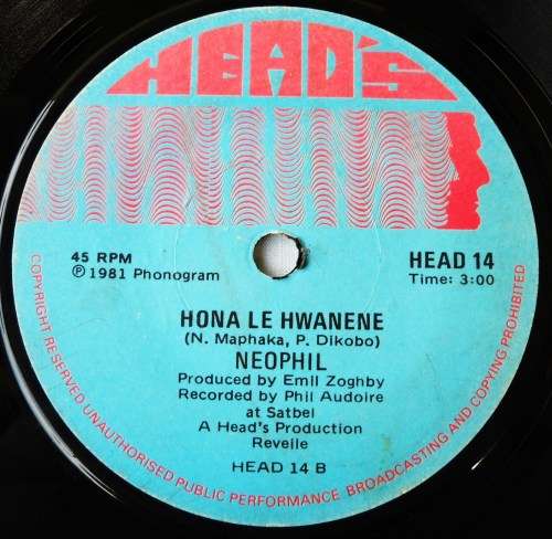 NEOPHIL - OSIBI / HONA LE HWANENE - 7 SINGLE 45 - SOUTH AFRICA - VG