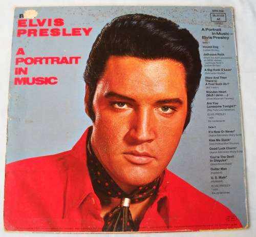 ELVIS PRESLEY - A PORTRAIT IN MUSIC - LP - GERMANY - EXC / VG