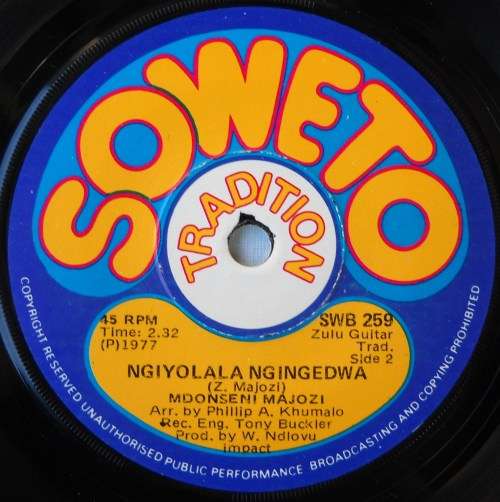 MDONSENI MAJOZI - EMAKHELEKEHLE / NGIYOLALA NGINGEDWA - 7 SINGLE 45 - SOUTH AFRICA - EXC UNPLAYED