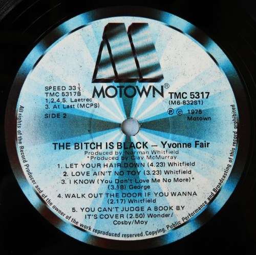 YVONNE FAIR - THE BITCH IS BLACK - LP - SOUTH AFRICA - VG / VG