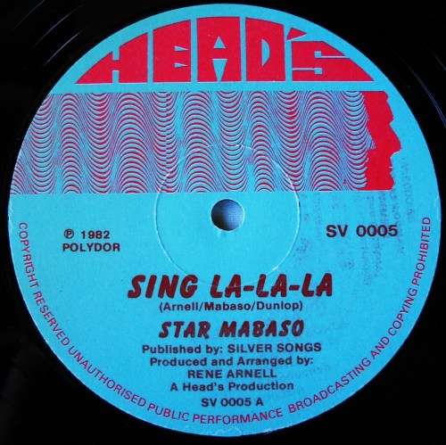 STAR MABASO - SING LA-LA-LA - 12" MAXI - SOUTH AFRICA - VG+ / VG+