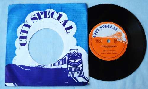 MIDNIGHT STARS - THOKOZA HIGHWAY / POPY'S DISCO - 7 SINGLE 45 - SOUTH AFRICA - EXC UNPLAYED