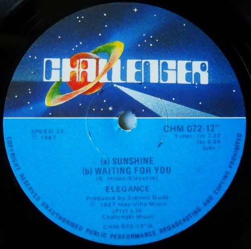 ELEGANCE - WAITING FOR YOU - LP - SOUTH AFRICA - VG+ / EXC IN SHRINK