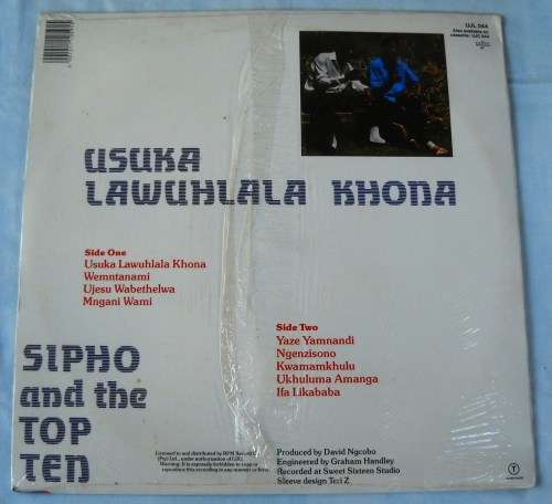 SIPHO AND THE TOP TEN - USUKA LAWUHLALA KHONA - LP - SOUTH AFRICA - MINT / EXC SEALED