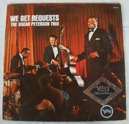 THE OSCAR PETERSON TRIO - WE GET REQUESTS - LP - GERMANY - EXC / VG - JAZZ