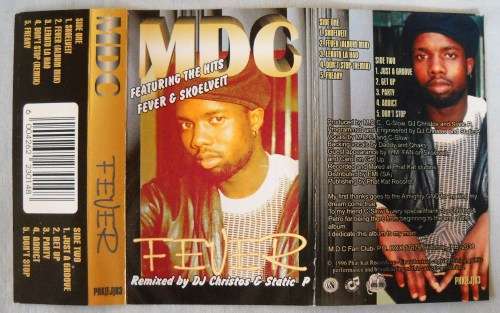 MDC - FEVER - CASSETTE TAPE - SOUTH AFRICA - VG