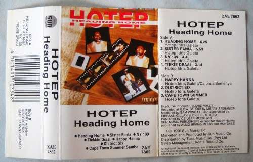 HOTEP - HEADING HOME - CASSETTE TAPE - SOUTH AFRICA - VG+ - RARE