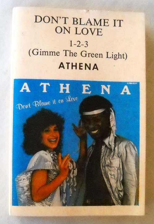 ATHENA - DON'T BLAME IT ON LOVE - MAXI - CASSETTE TAPE -SOUTH AFRICA - VG - VERY RARE