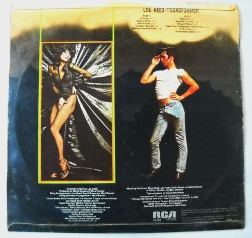 LOU REED - TRANSFORMER - LP - SOUTH AFRICA - VG / VG