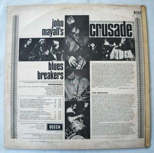 JOHN MAYALL - CRUSADE - LP - UK - VG+ / VG
