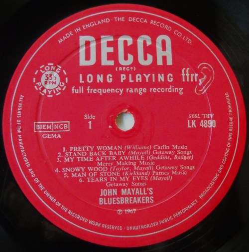 JOHN MAYALL - CRUSADE - LP - UK - VG+ / VG