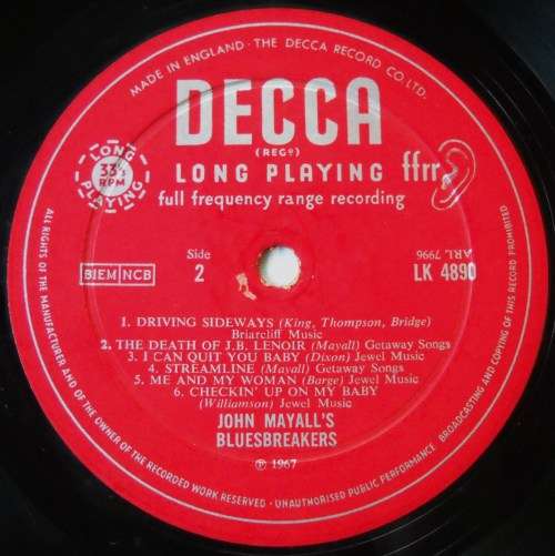 JOHN MAYALL - CRUSADE - LP - UK - VG+ / VG