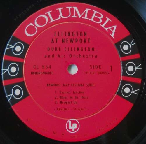 DUKE DUKE ELLINGTON - ELLINGTON AT NEWPORT - LP - USA - EXC / EXC IN SHRINK - JAZZ