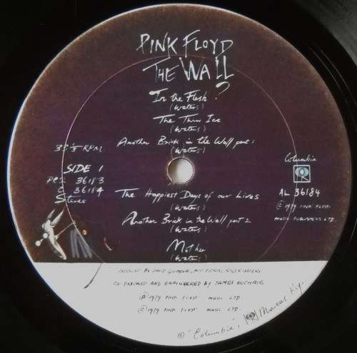 PINK FLOYD - THE WALL - DBL LP - GATEFOLD - USA - EXC / EXC