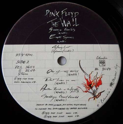 PINK FLOYD - THE WALL - DBL LP - GATEFOLD - USA - EXC / EXC