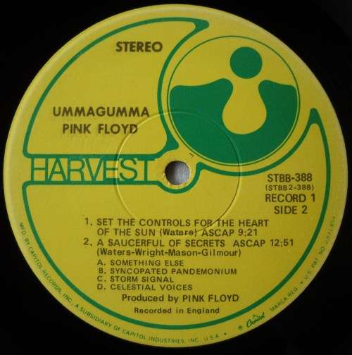PINK FLOYD - UMMAGUMMA - DBL LP - GATEFOLD - USA - EXC / EXC / VG+