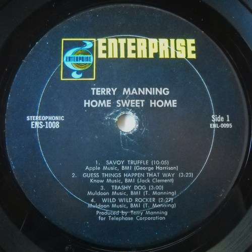 TERRY MANNING - HOME SWEET HOME - LP - USA - EXC / VG