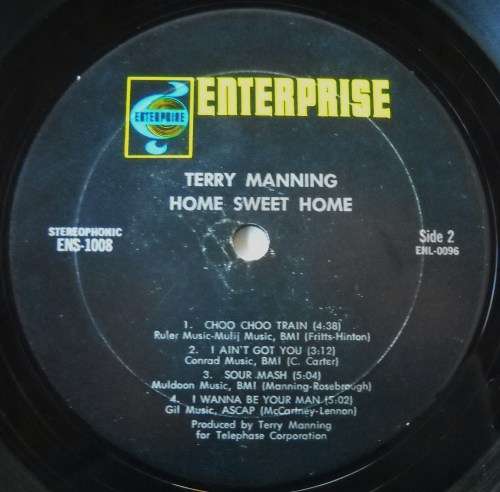 TERRY MANNING - HOME SWEET HOME - LP - USA - EXC / VG