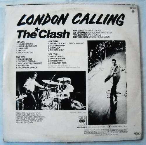 THE CLASH - LONDON CALLING - DBL LP - UK - EXC / EXC / VG