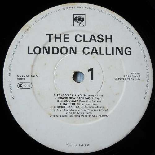 THE CLASH - LONDON CALLING - DBL LP - UK - EXC / EXC / VG