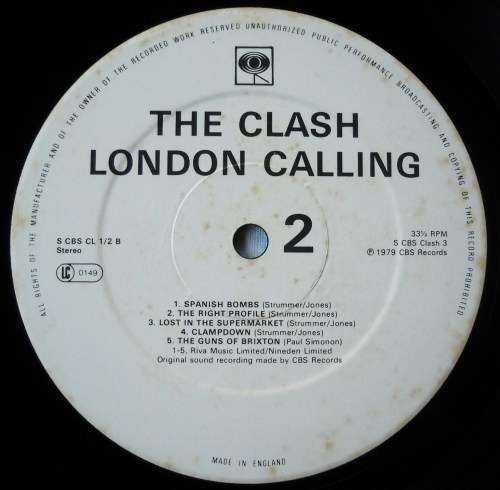 THE CLASH - LONDON CALLING - DBL LP - UK - EXC / EXC / VG
