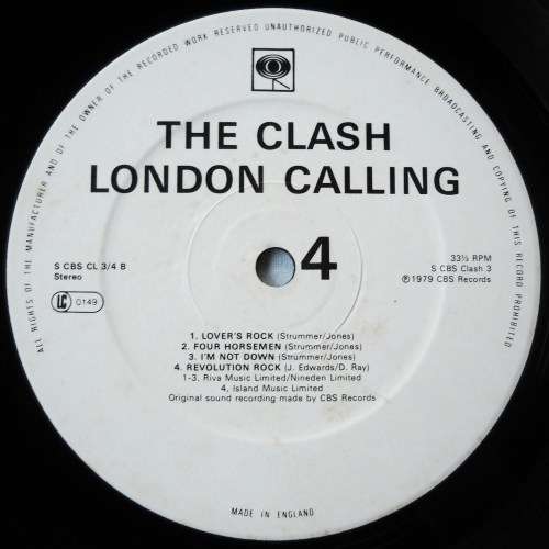 THE CLASH - LONDON CALLING - DBL LP - UK - EXC / EXC / VG