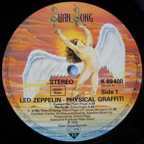 LED ZEPPELIN - PHYSICAL GRAFFITI - DBL LP - EUROPE - EXC / EXC / EXC -WITH ALL INNER SLEEVES & SHEET