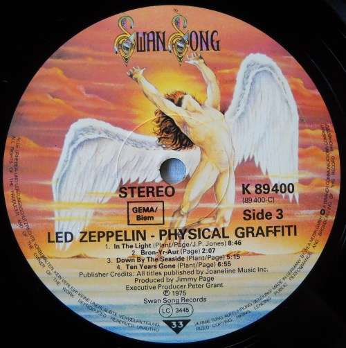 LED ZEPPELIN - PHYSICAL GRAFFITI - DBL LP - EUROPE - EXC / EXC / EXC -WITH ALL INNER SLEEVES & SHEET