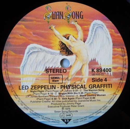 LED ZEPPELIN - PHYSICAL GRAFFITI - DBL LP - EUROPE - EXC / EXC / EXC -WITH ALL INNER SLEEVES & SHEET