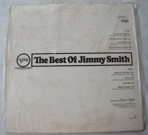 JIMMY SMITH - THE BEST OF - LP - SOUTH AFRICA - EXC / VG+  - JAZZ