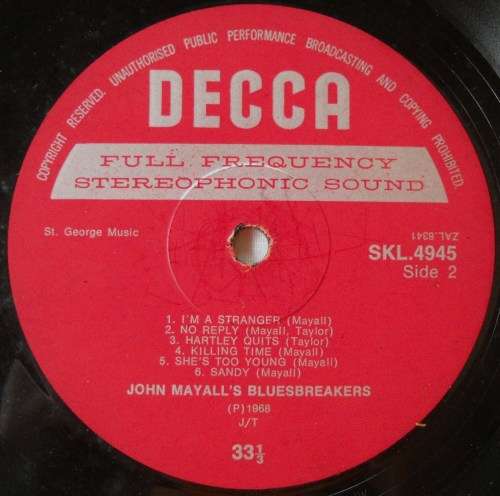 JOHN MAYALL'S BLUESBREAKERS - BARE WIRES - LP - UK - GATEFOLD - VG+ / VG